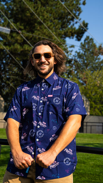 Dixxon Button-Down Shirt (Blue Violet)