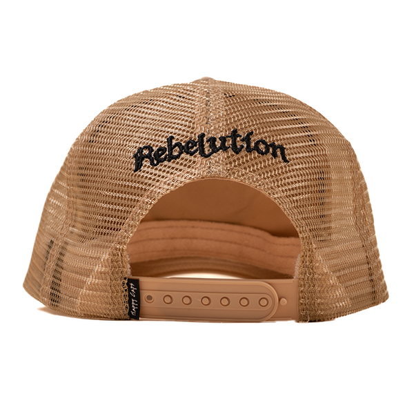 Happy Caps x Rebelution Trucker- Tan