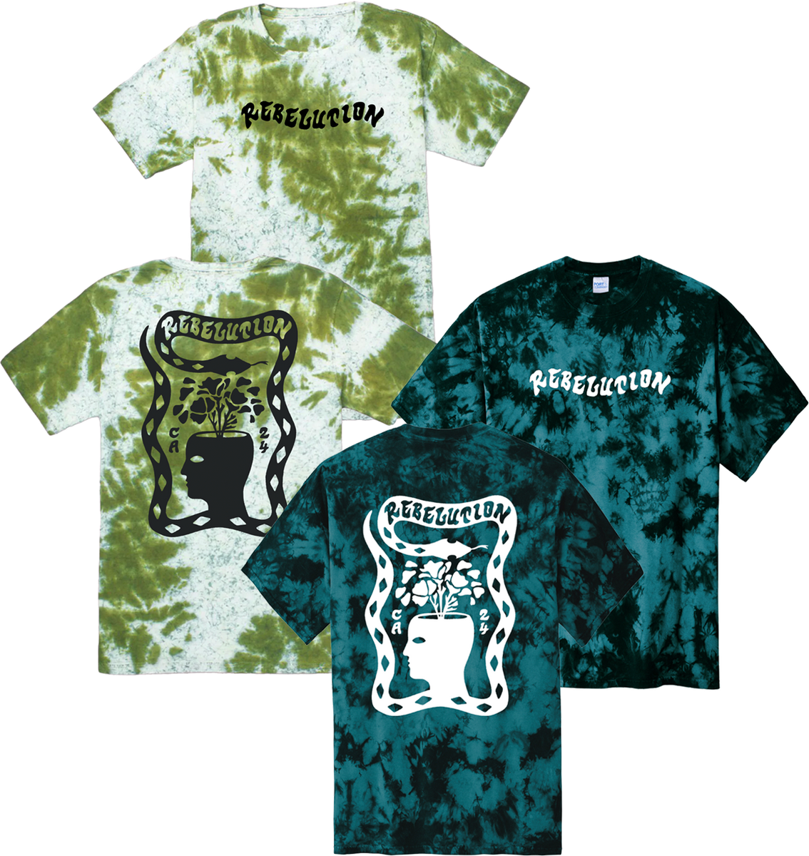 Snake Tie Dye Tee [2 Color Options] – The Rebelution Store