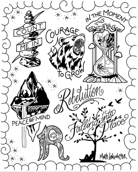 Temporary Tattoo Sheet