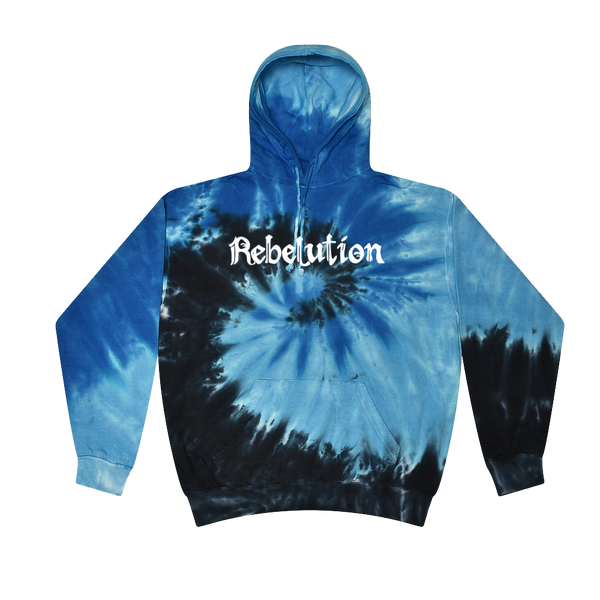 Logo Tie Dye Hoodie (Blue Ocean)