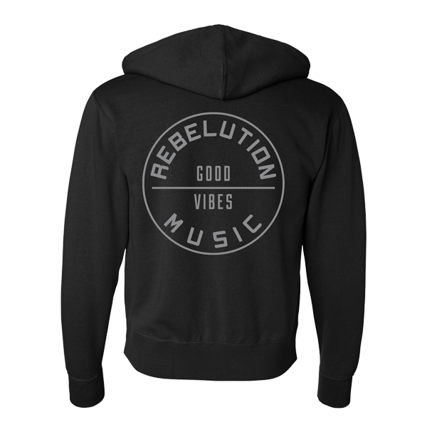 Music Sherpa Zip Hoodie (Black)