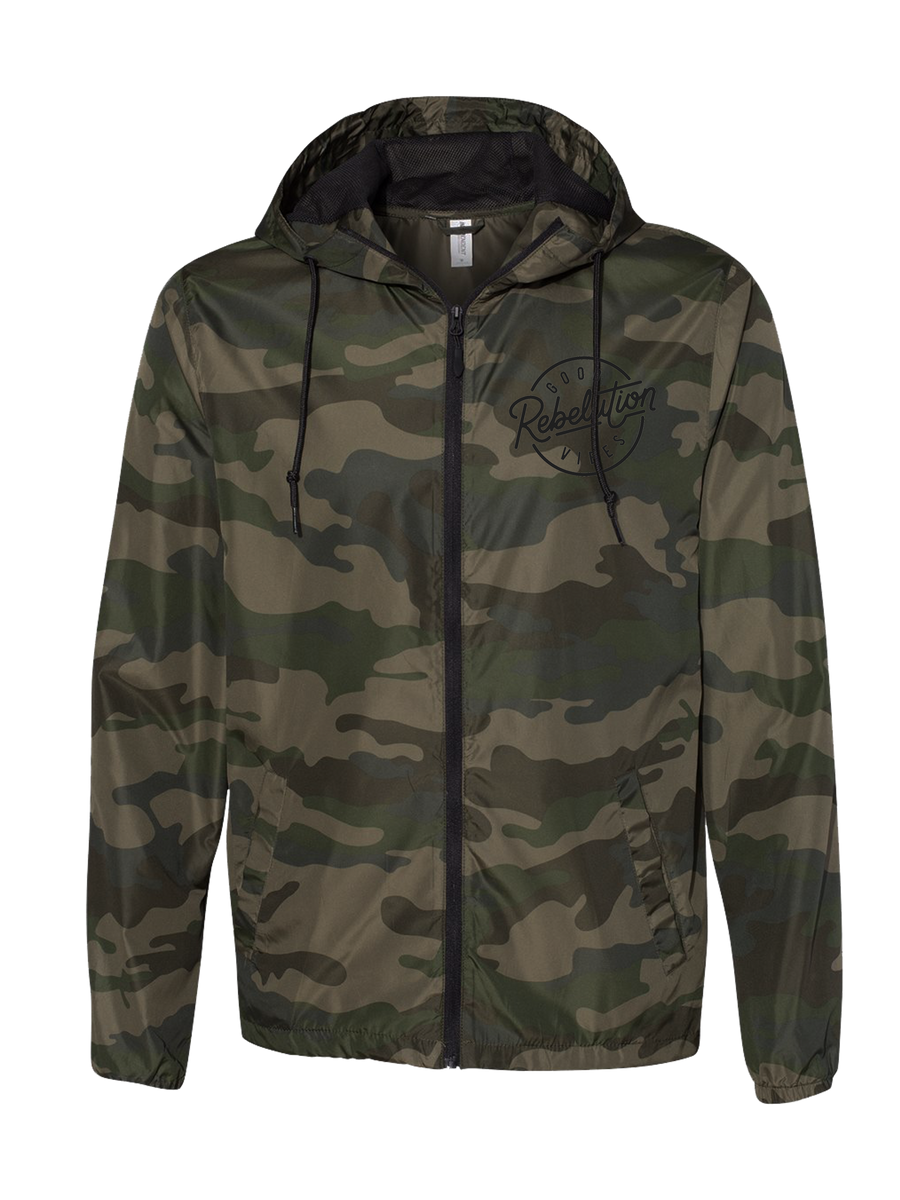 Good Vibes Zip Windbreaker (Camo) – The Rebelution Store