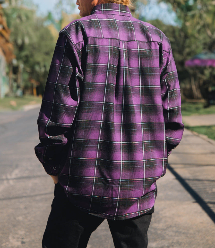 Dixxon Men's Flannel (Purple/Black) – The Rebelution Store Dixxon Men's Flannel (Purple/Black) – The Rebelution Store