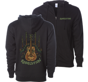 Guitar zip best sale up hoodie