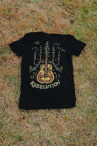 Signed Guitar Tee - Black