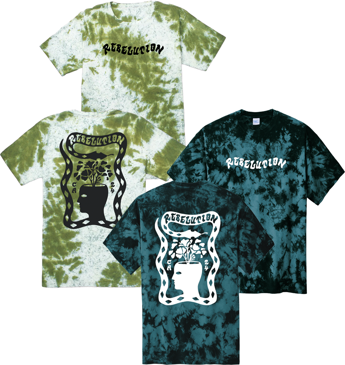 Snake Tie Dye Tee [2 Color Options] – The Rebelution Store