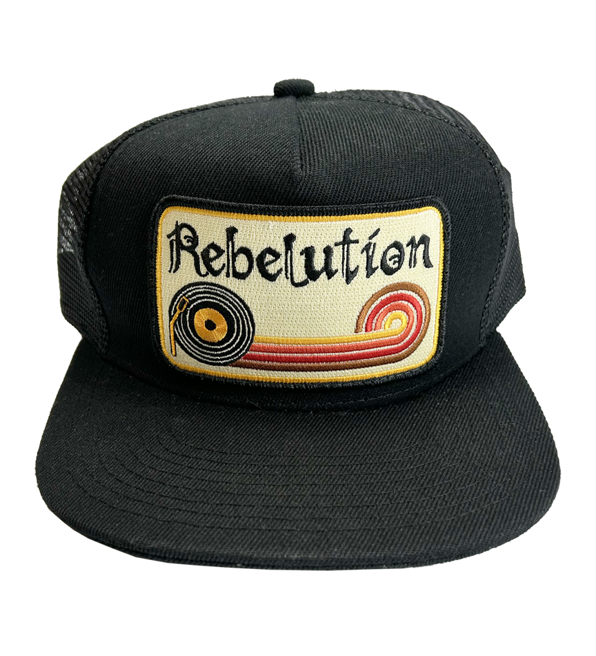 Record Patch Trucker Hat