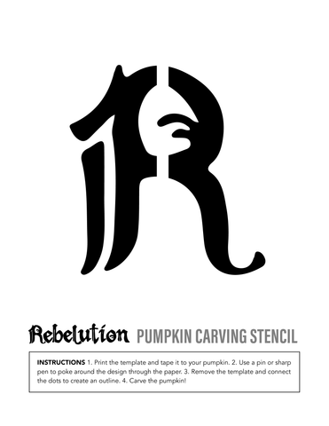 Pumpkin Carving Stencil (Digital Download)