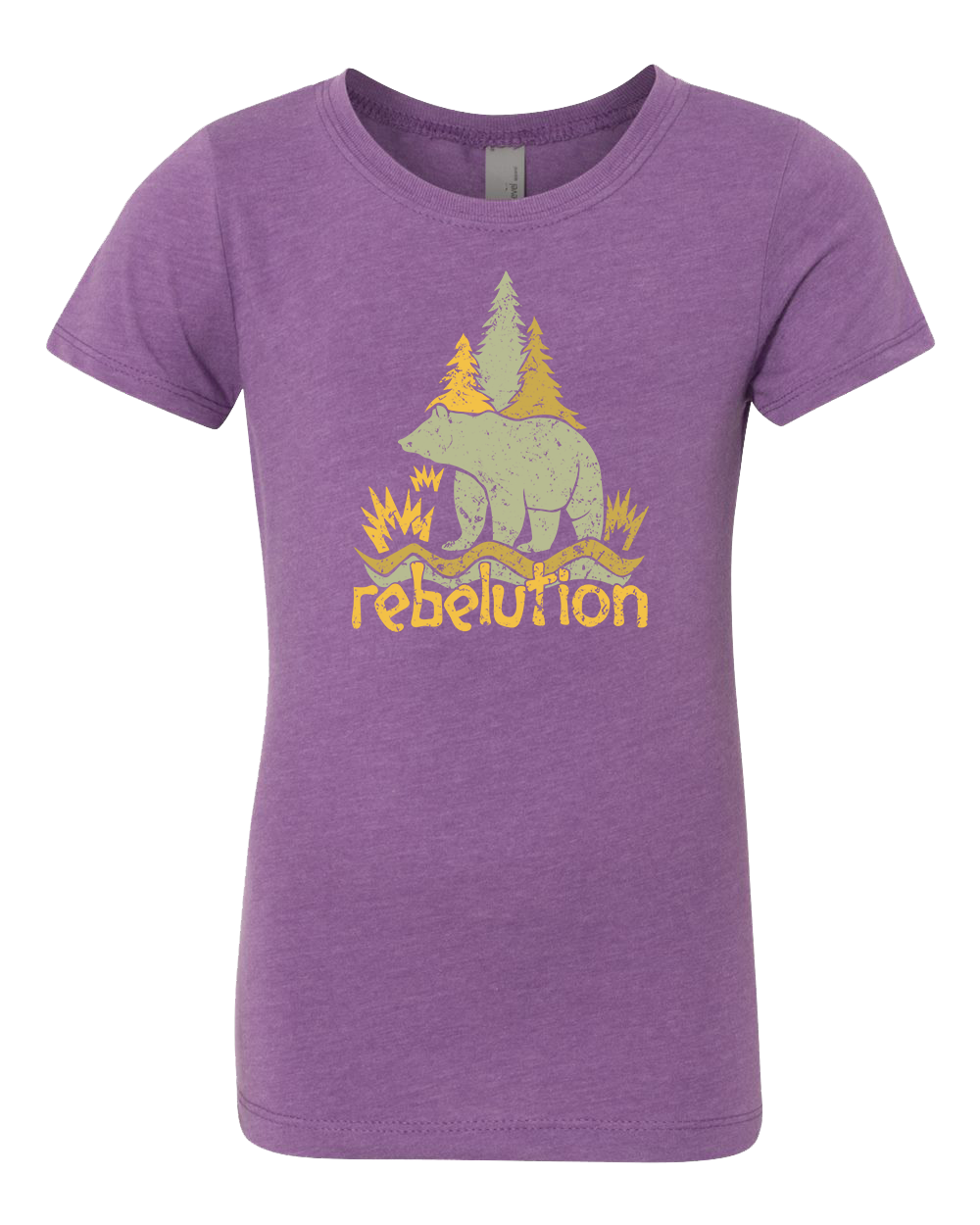 Youth Girl’s Rugged Tee (Purple)