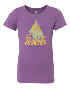 Youth Girl’s Rugged Tee (Purple)