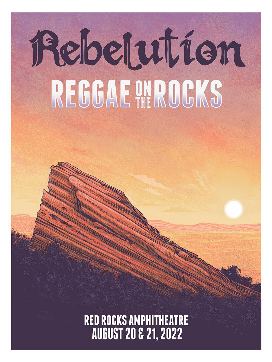 Reggae On The Rocks 2022 Poster The Rebelution Store