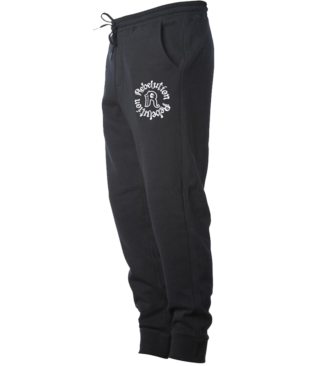 【ITZAVIBE】Circle glitter logo jogger ★ ジョガー ★ UNISEX ○ITZAVIBE○ CIRCLE GLITTER LOGO JOGGER PANTS ボトムス