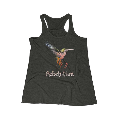 Women's Hummingbird Tank (Heather Black)