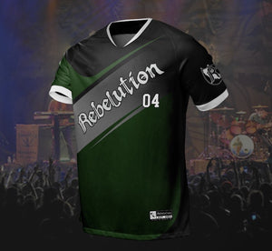 Green To Black Soccer Jersey